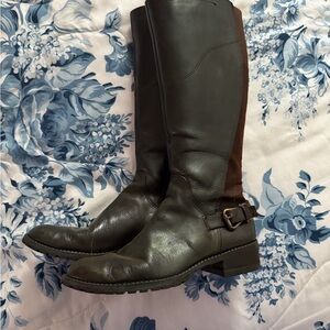 Brown Leather Riding Boots